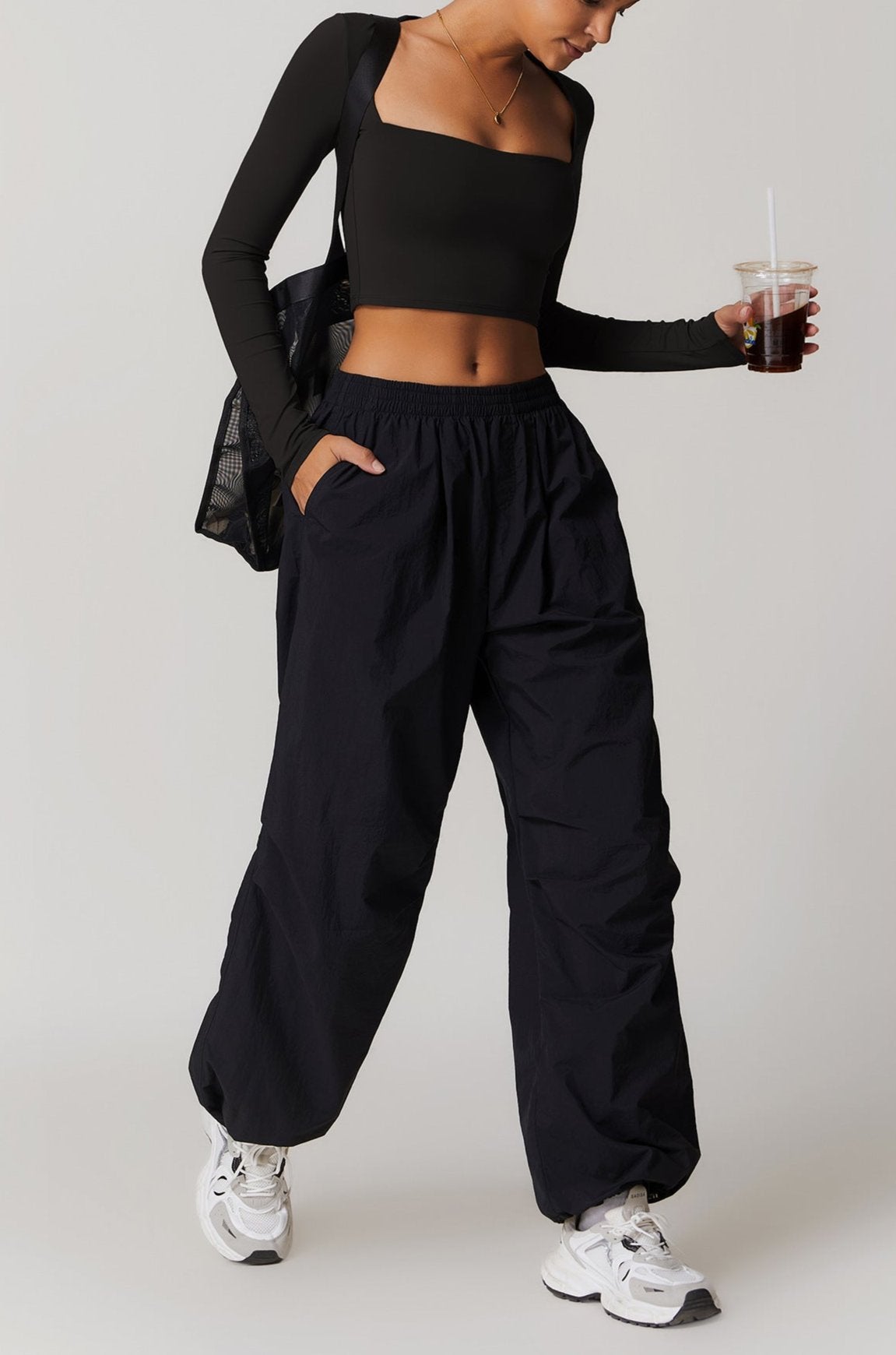 Sweetheart Crop Top Onyx