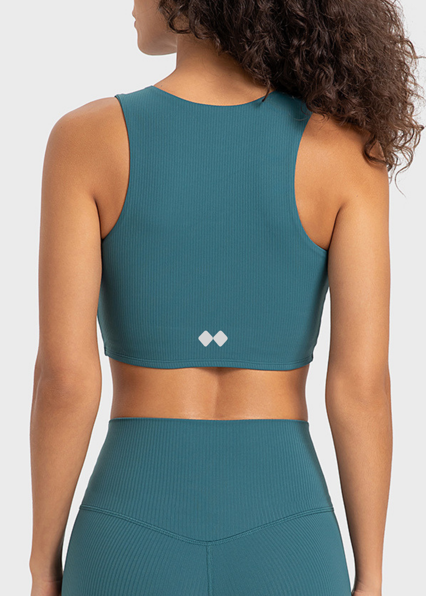 Base Crop Top Teal