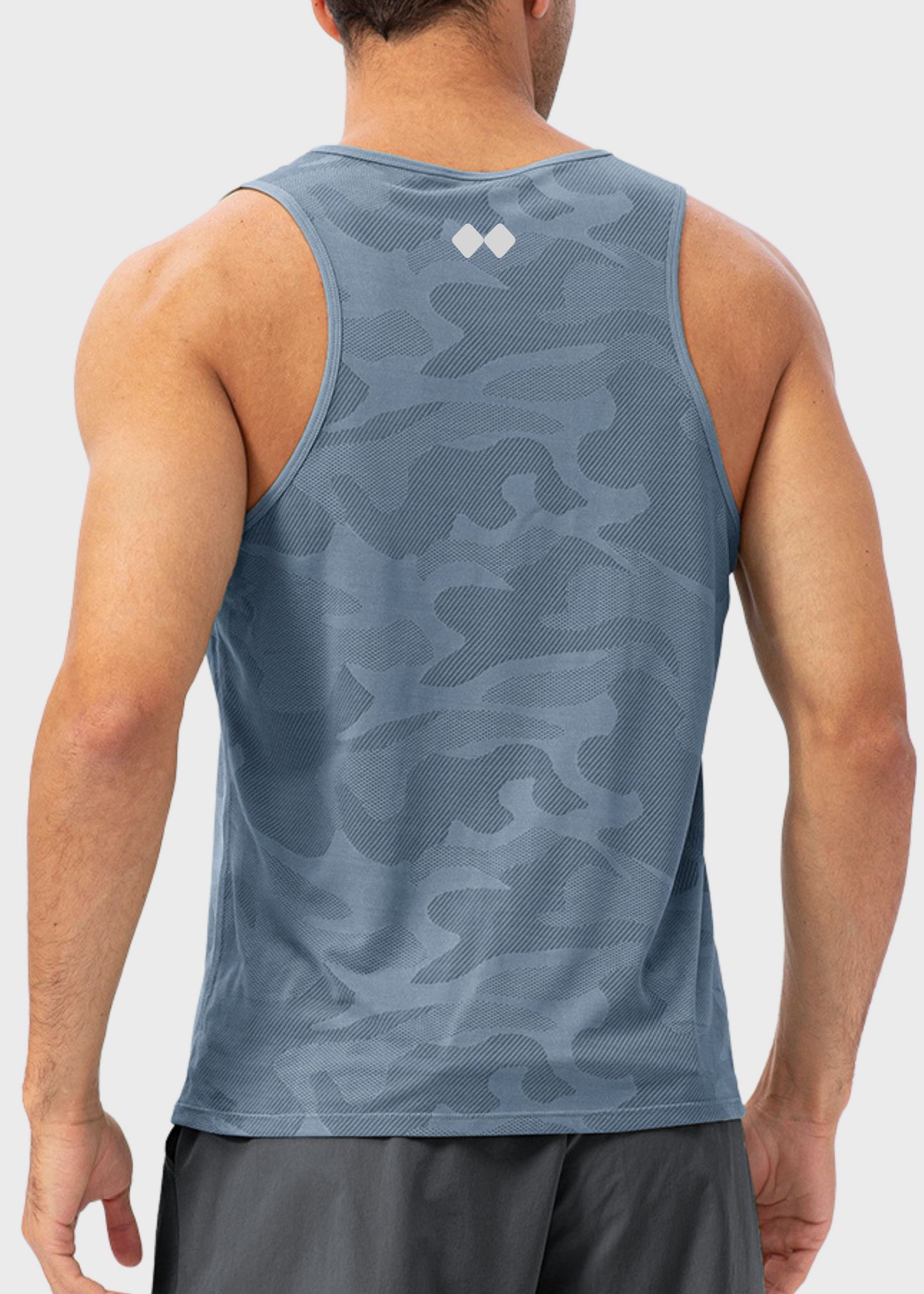 Ares Men's Tank Blue Steel